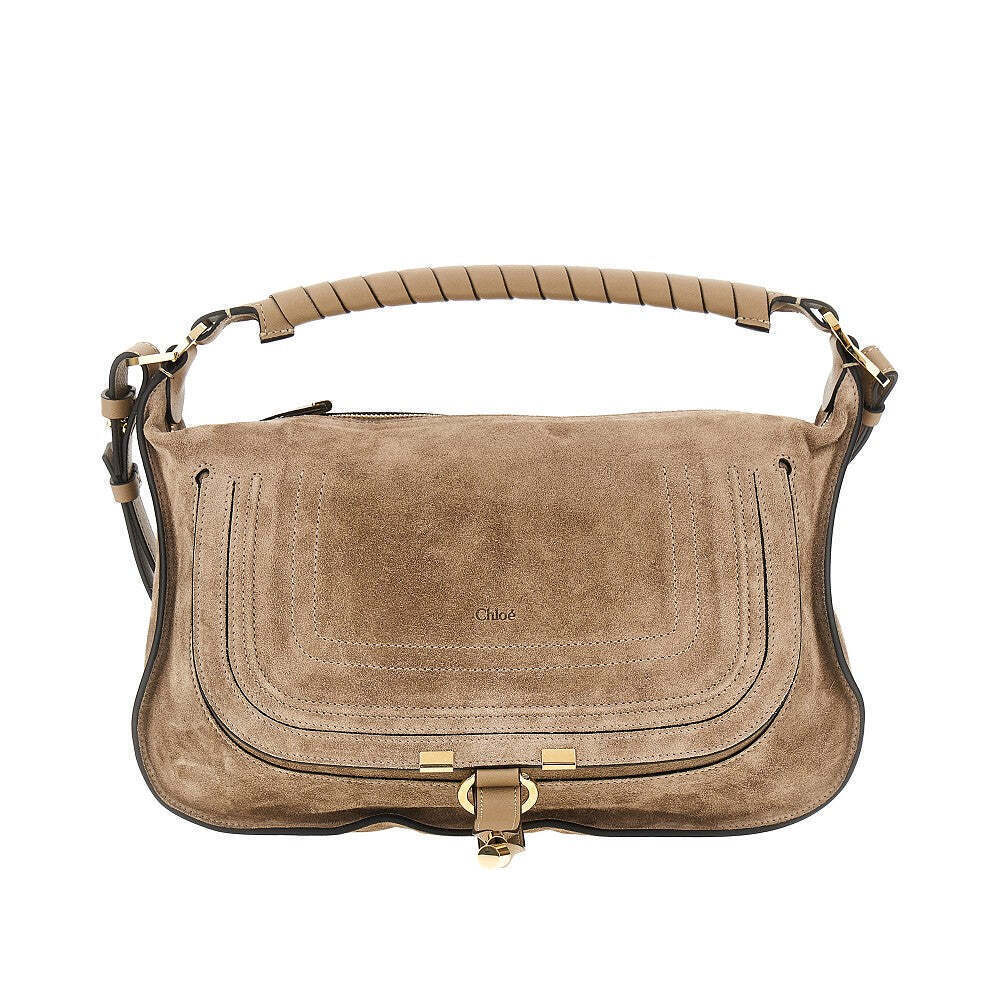 Chloe' Suede Leather Small Marcieì Shoulder Bag